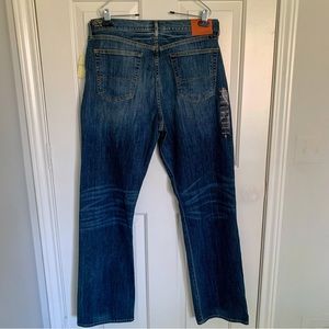 NWT Lucky Brand Men’s 34x34 181 Relaxed Straight Leg Jeans